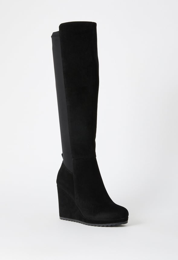 Claire Wedge Boot Black Caviar