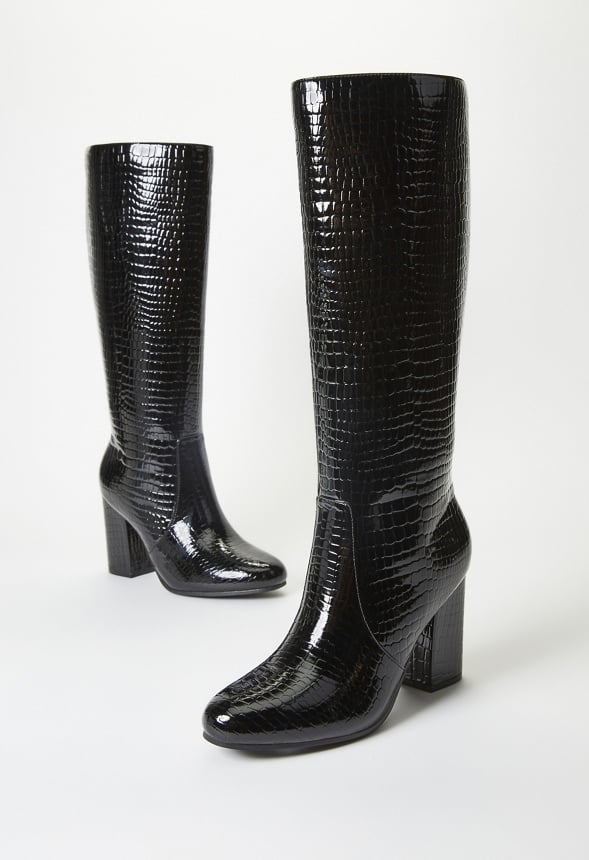 Blaire Heeled Boot Black