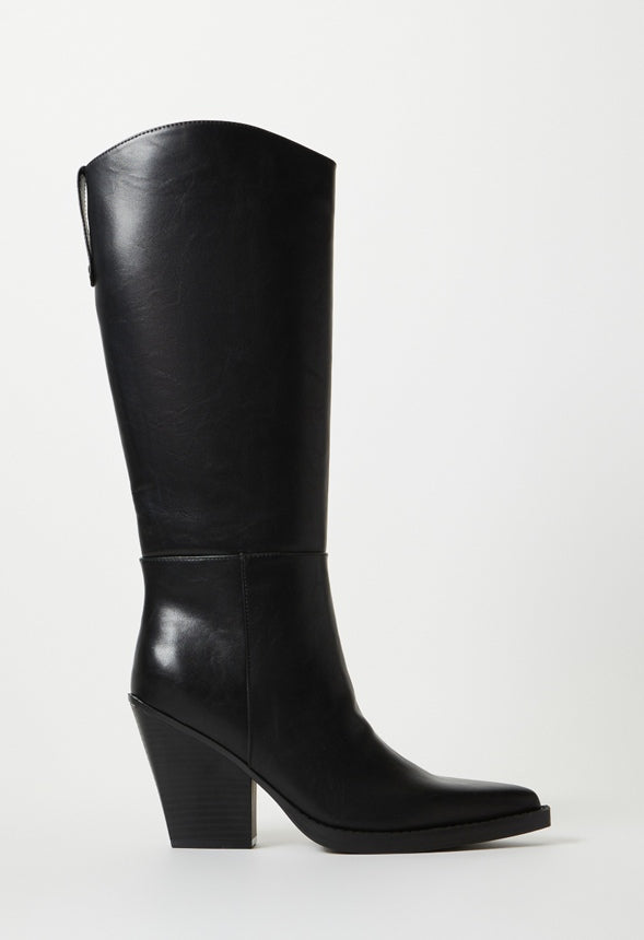 Meecah Heeled Boot Black