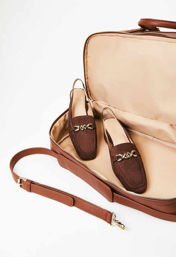 Multi Compartment Weekender Bag Whiskey