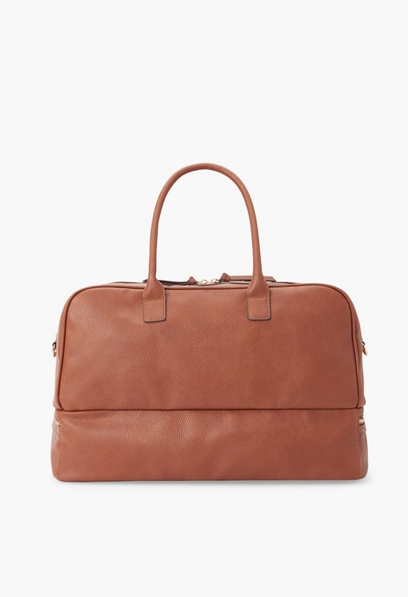 Multi Compartment Weekender Bag Whiskey