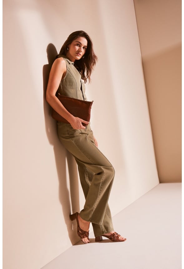 Utility Belted Jumpsuit Capulet Olive