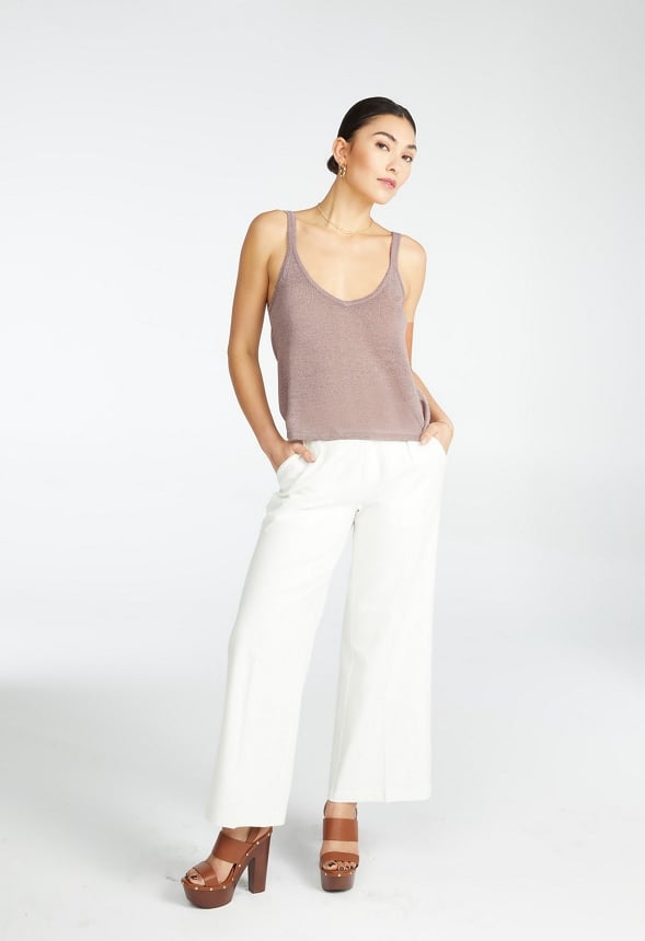 Sweater Tank Top Sea Fog Grey