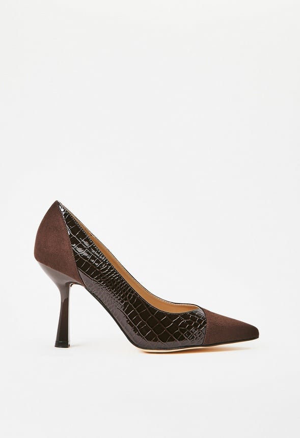 Estelle Pointed Toe Court Coffee