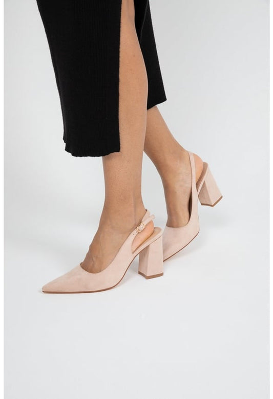 Mia Ankle Strap Pump  Blush