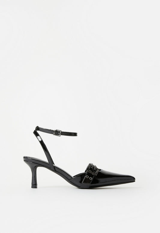 Blakely Ankle Strap Pump Black