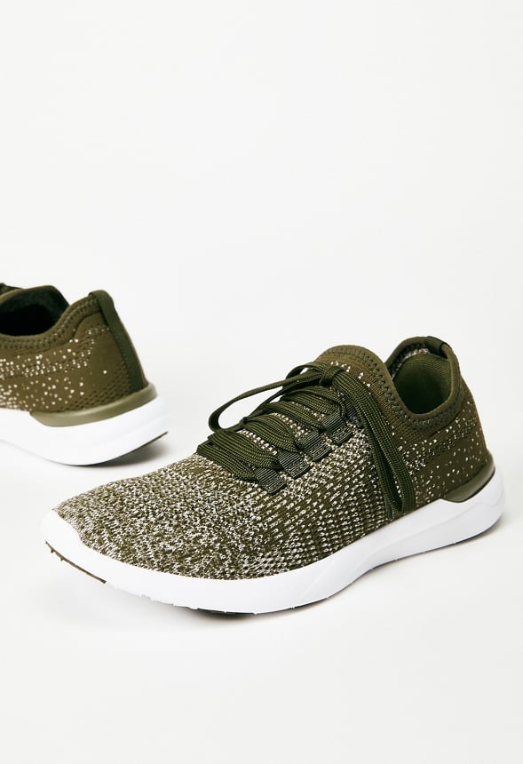 Easton Trainers Burnt Olive Ombre Active Knit