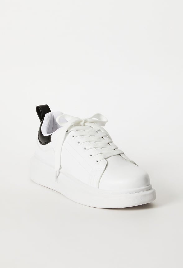 Breanne Platform Trainers White Combo