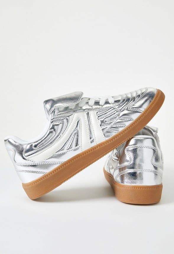 Wren Court Sneaker Silver/ White