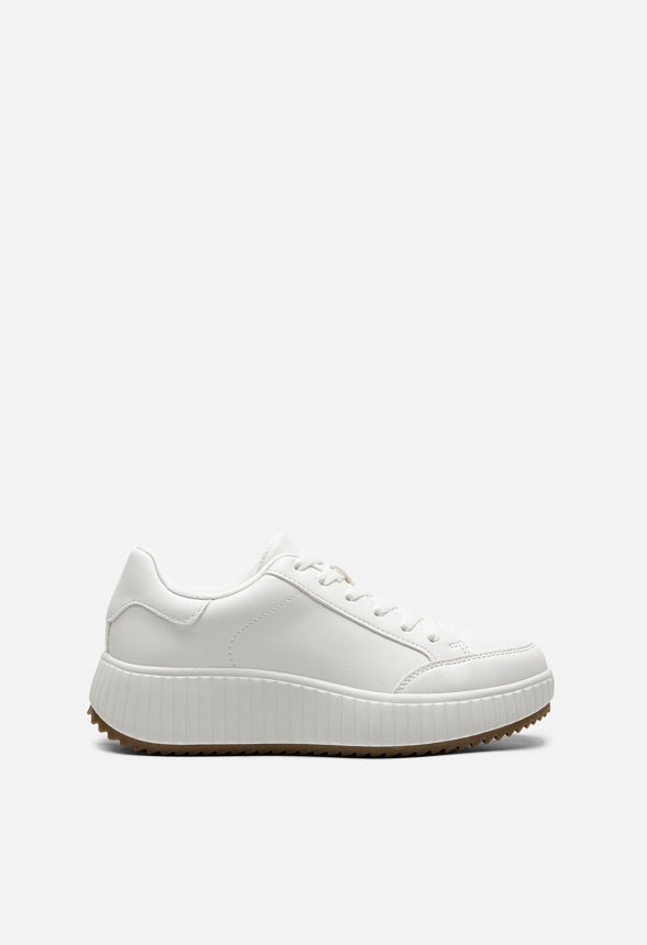 Low Platform Sneaker White