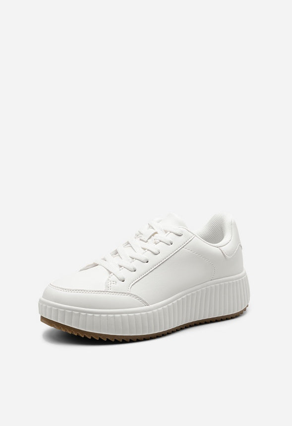 Low Platform Sneaker White