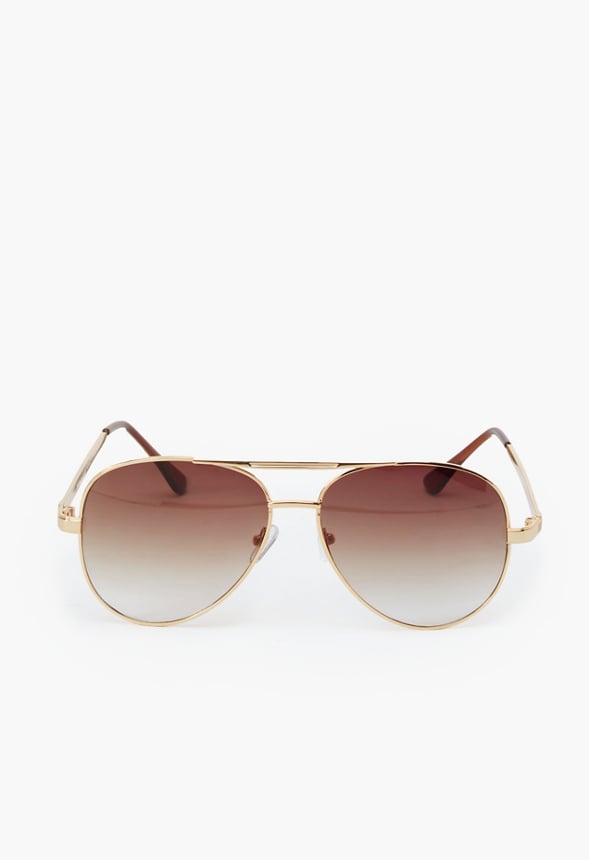 Classic Aviator Sunglasses Gold