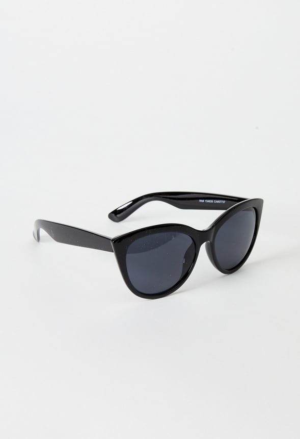 Classic Cateye Sunglasses Black