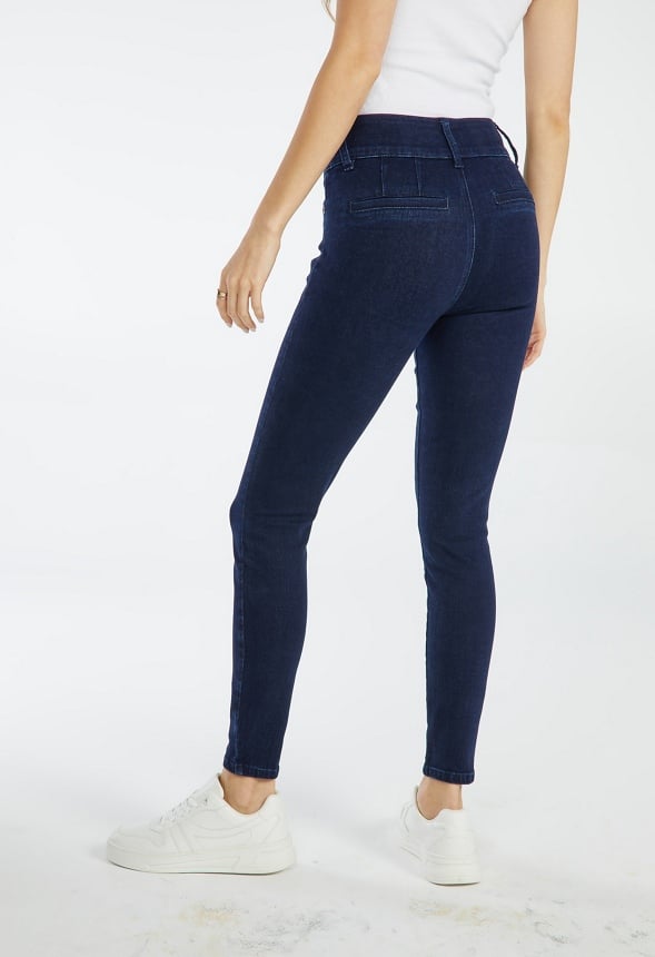Brynn Booty Lifter Skinny Jeans Rey Rinse Dark Wash