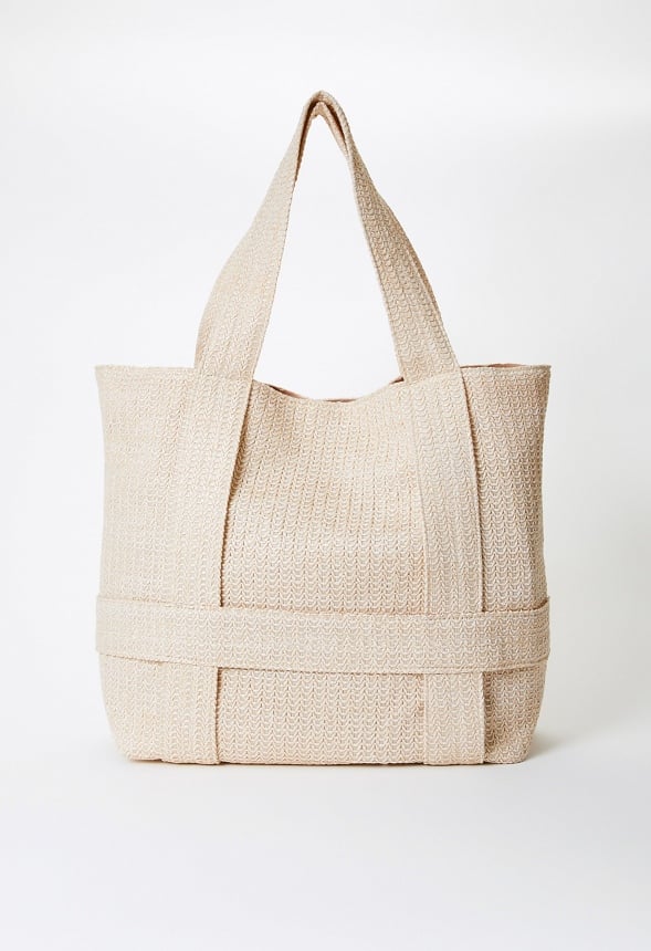 Traveling Raffia Bag Natural Raffia