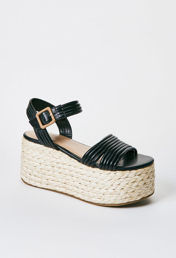 Birdie Platform Sandal Black