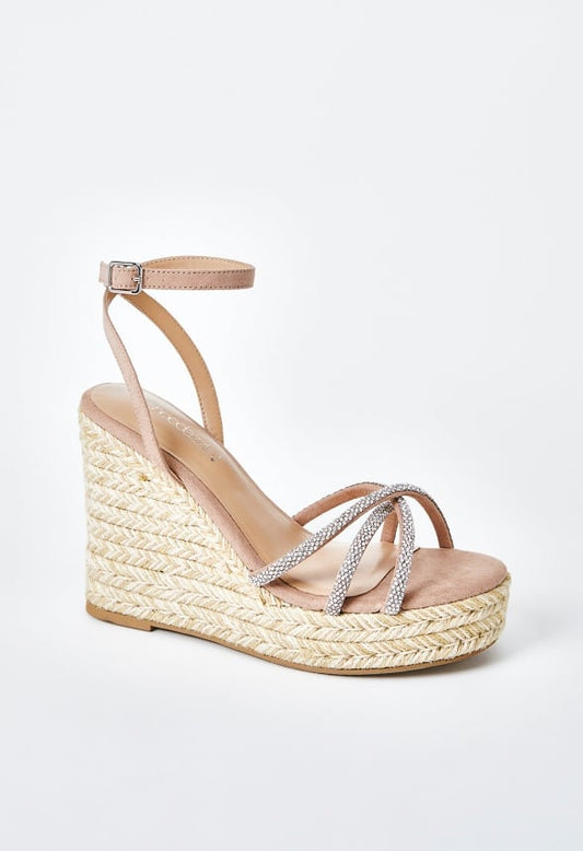 Kelsie Wedge Sandal Rugby Tan