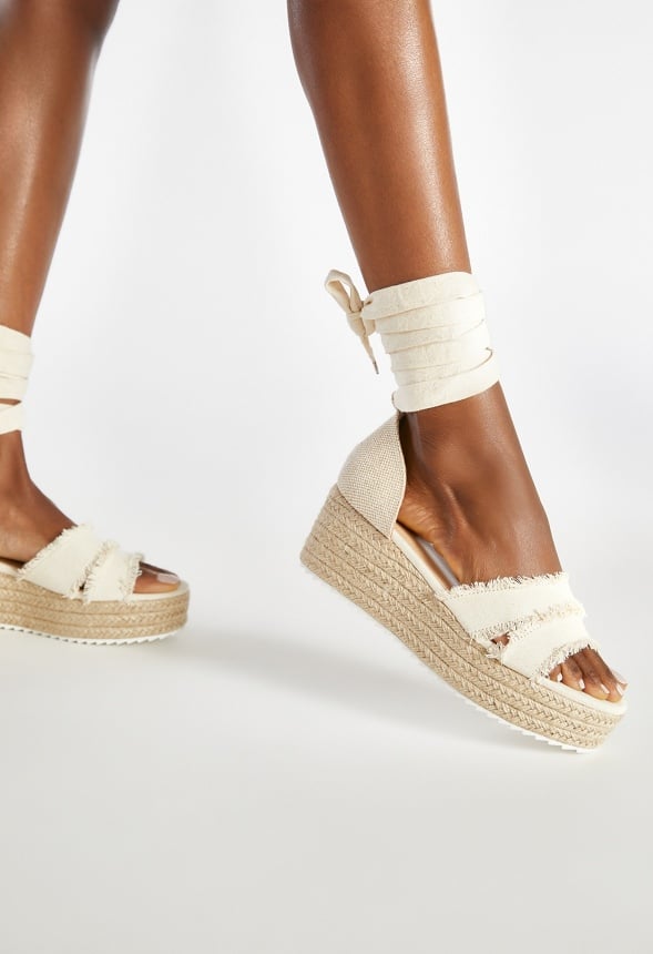 Sarai Wedge Sandal Natural