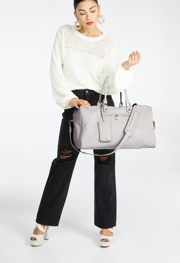 Front Zip Pocket Weekender Vapor Blue