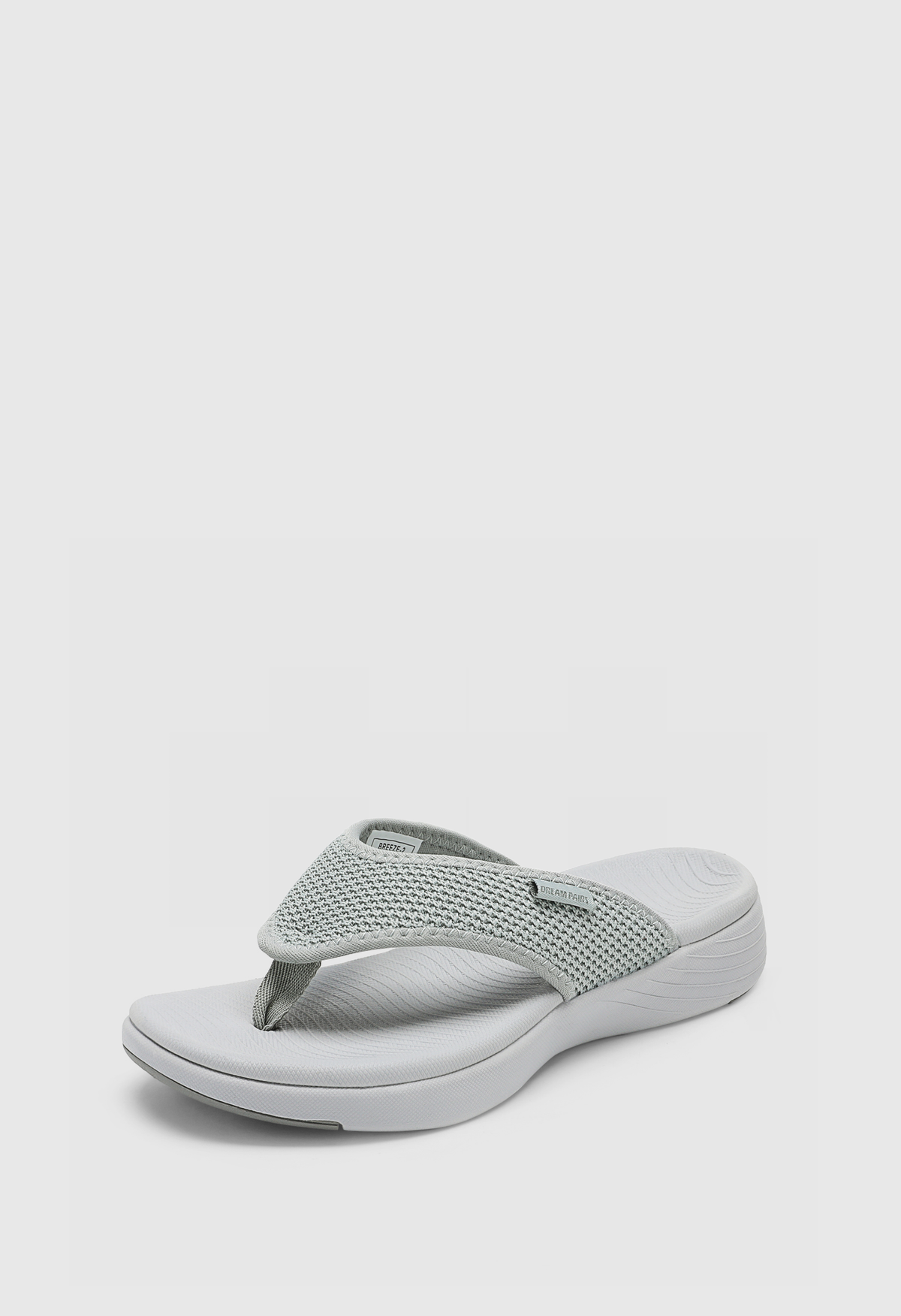 Damen Zehentrenner Sandalen mit Fußgewölbestütze und weicher Dämpfung